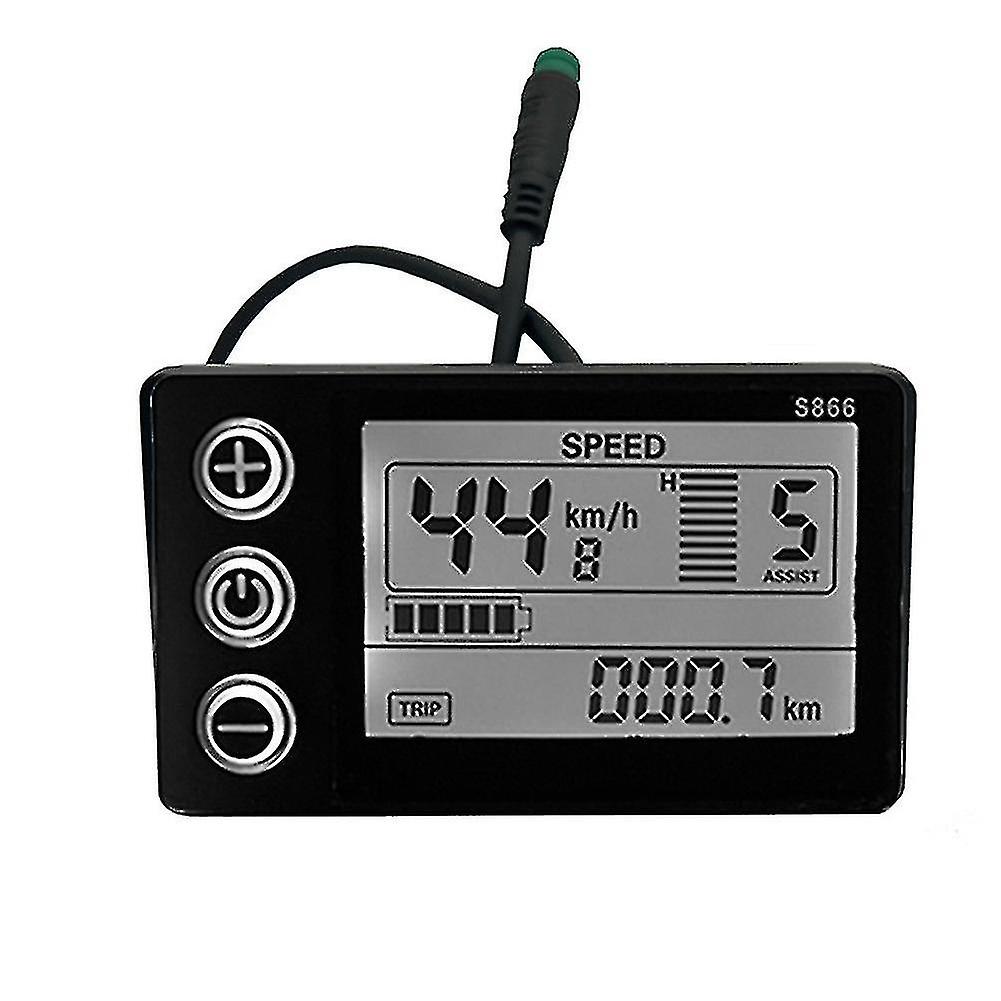 Electric Bicycle Display Lcd Display S866 Controller Panel Dashboard