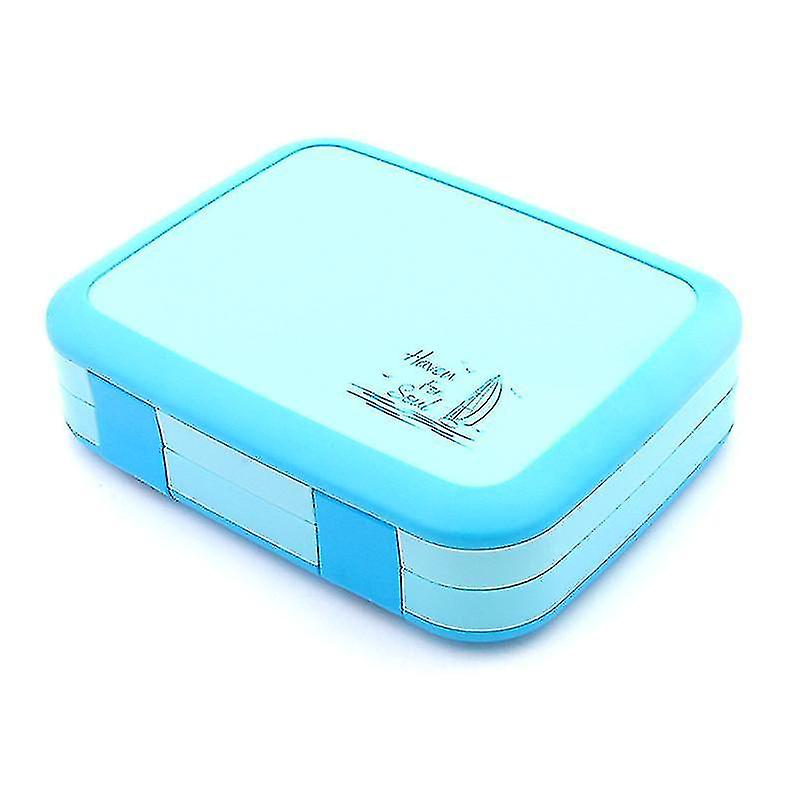 Portable Student With Lunch Box Clamshell Multi-compartment Seal