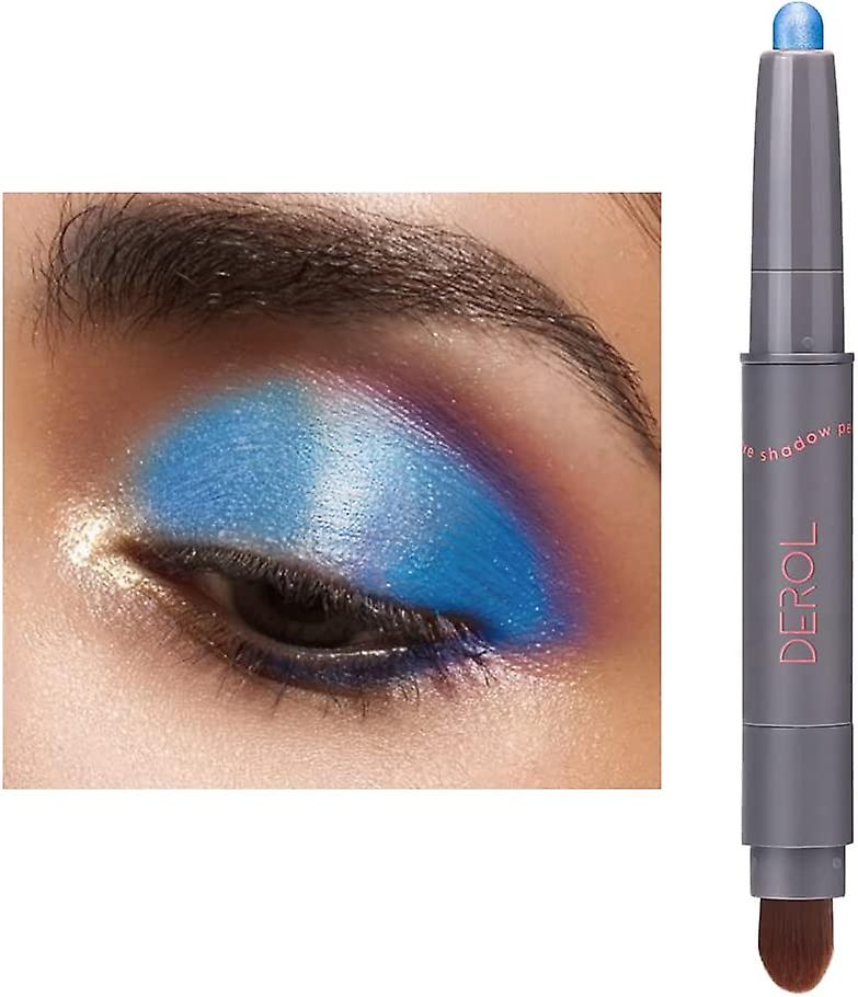 Eye Shadow Stick Eyeshadow Pencil Eyeshadow Stick Rotatable Eye Pencil With Soft Brush Head Waterproof Smudge Proof Long Lasting Color Eyeshadow 3