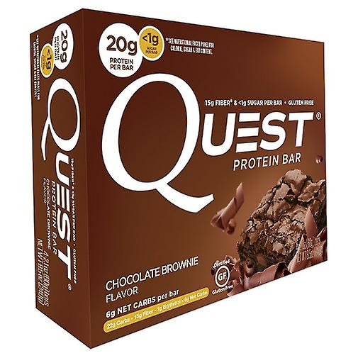 Quest Protein Bar Chocolate Brownie 8 Ounce Box