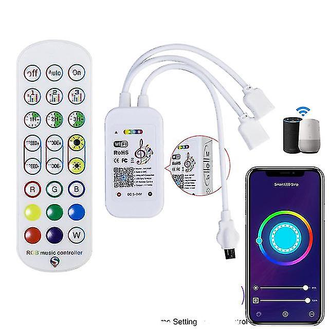 Tuya Smart Controller für Led Tape Rgb Dimmer Dc12V Streifen Licht Ir Remote Bluetooth App Wifi Control Arbeiten Sie mit Alexa Google Home
