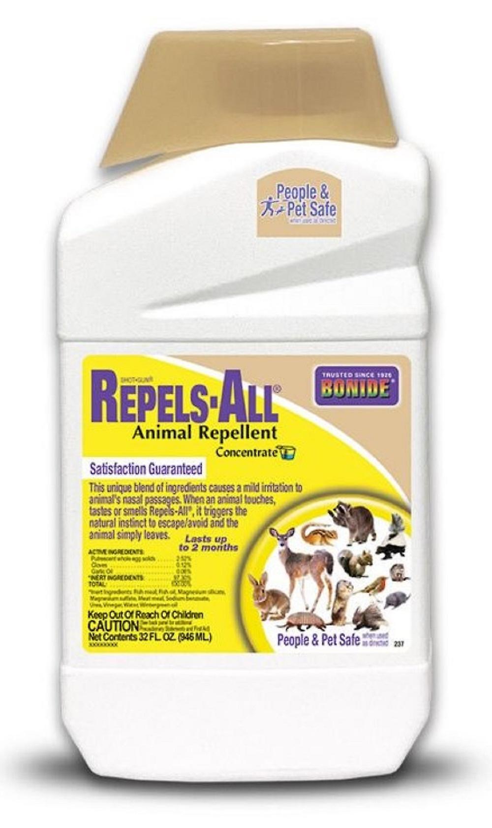Bonide 2376 Outdoor All Animal Repellent Concentrate 32oz Liquid
