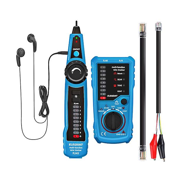 Mobile Phone Wire Tracer Rj11 Rj45 Cable Tester Finder Multi Function Toner Ethernet Lan Network Used For Management Telephone Line Continuity Check C