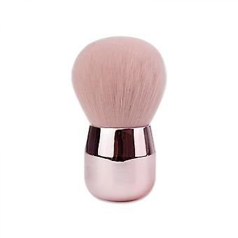 Foundation Brush, Large Pink Powder Brush Flat Arched Premium Durable Kabuki Makeup Brush Perfect For Blending Liquid,cream