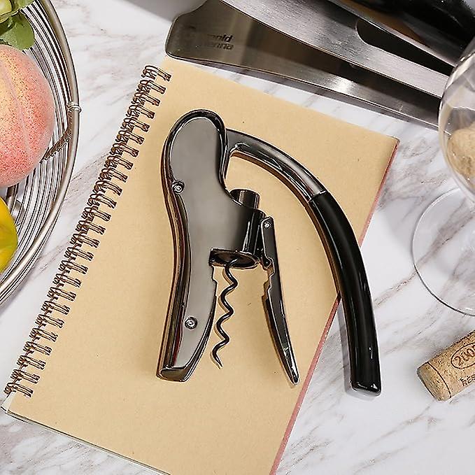 Compact Wine Corkscrew With Lever And Foil Knife