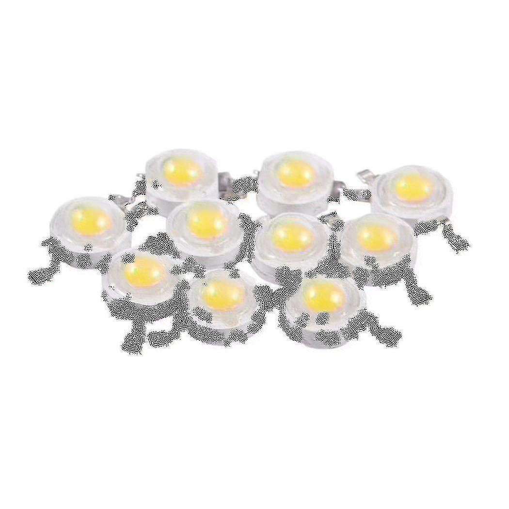 10pcs 1w Power Saving Warm White Led Lamp Beads Transmitter 95-100lm