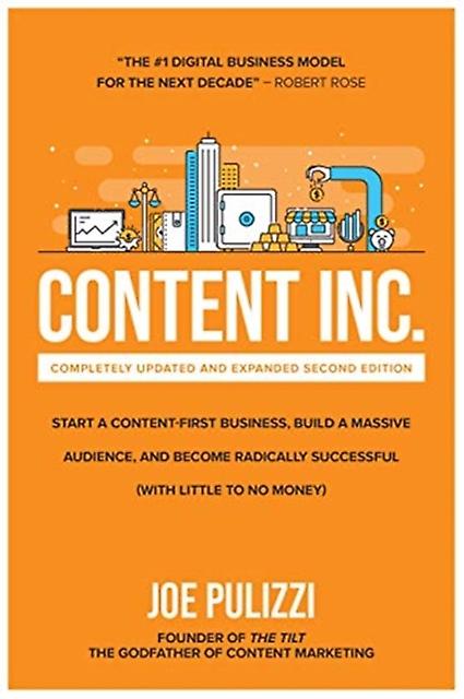 Content Inc. Second Edition Start A Content-first Business Build A Massive by Joe Pulizzi Hardback Book