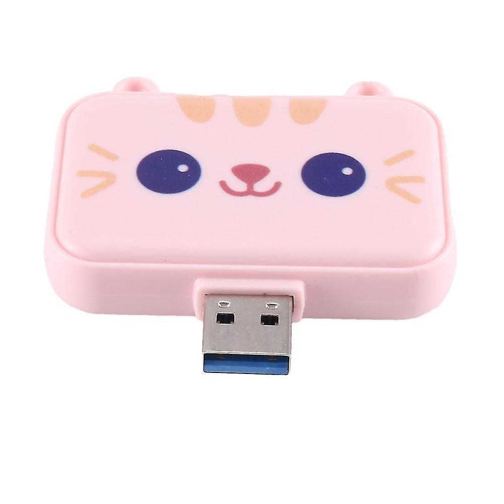 لطيف USB المحور نوع C إلى متوافق مع Usb3.0 Pd 60W شاحن متعدد الفاصل محول قفص الاتهام للهاتف الذكي