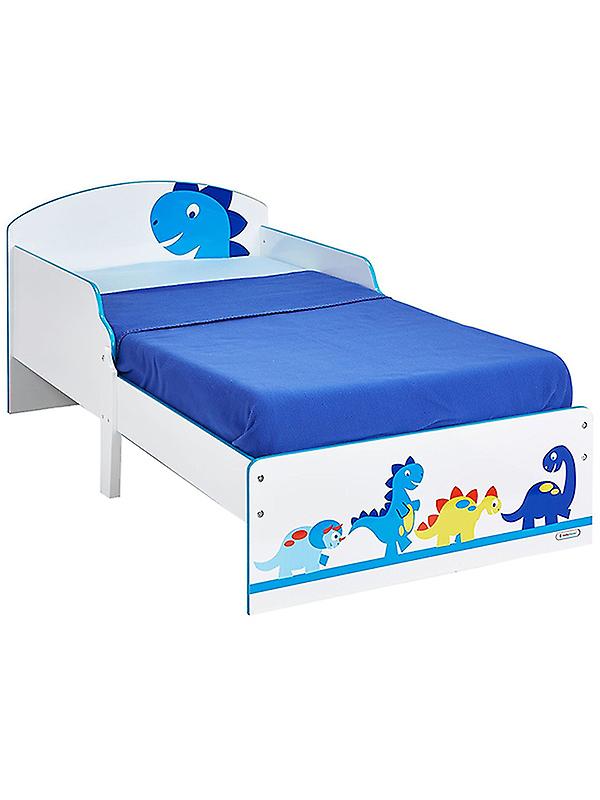 Dinosaurs Toddler Bed Plus Fibre Mattress