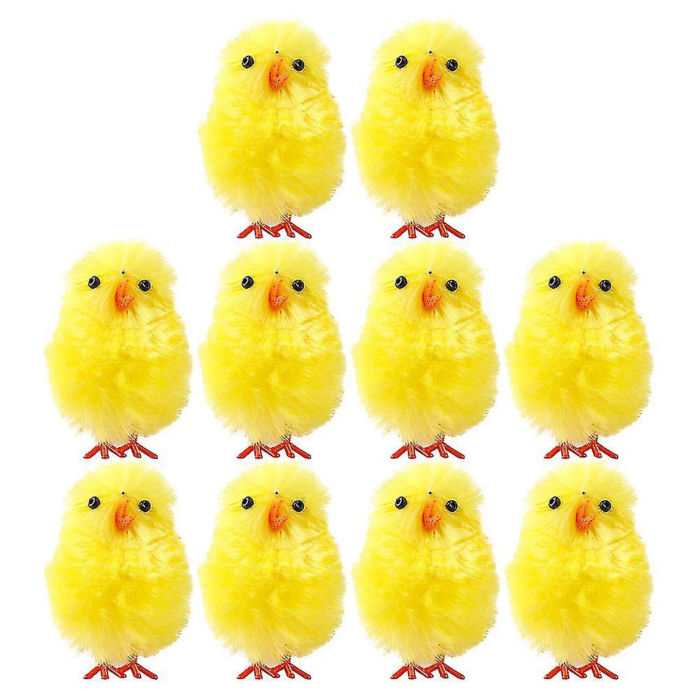 36pcs Mini Easter Chicken Easter Chicken Easter Scene Decoration Party Supply