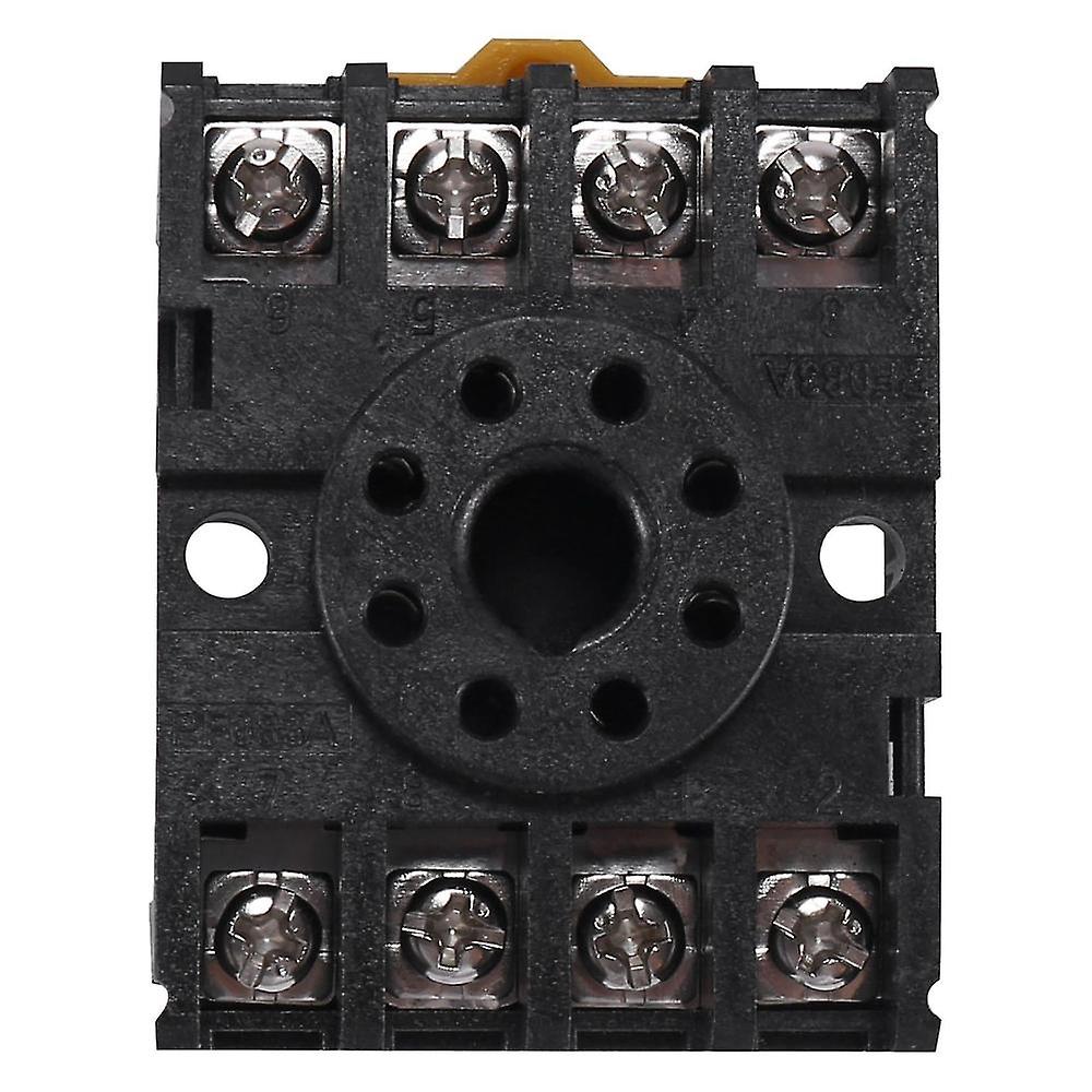 New 8 Round Pin 8-pin Pf083a Relay Base Socket