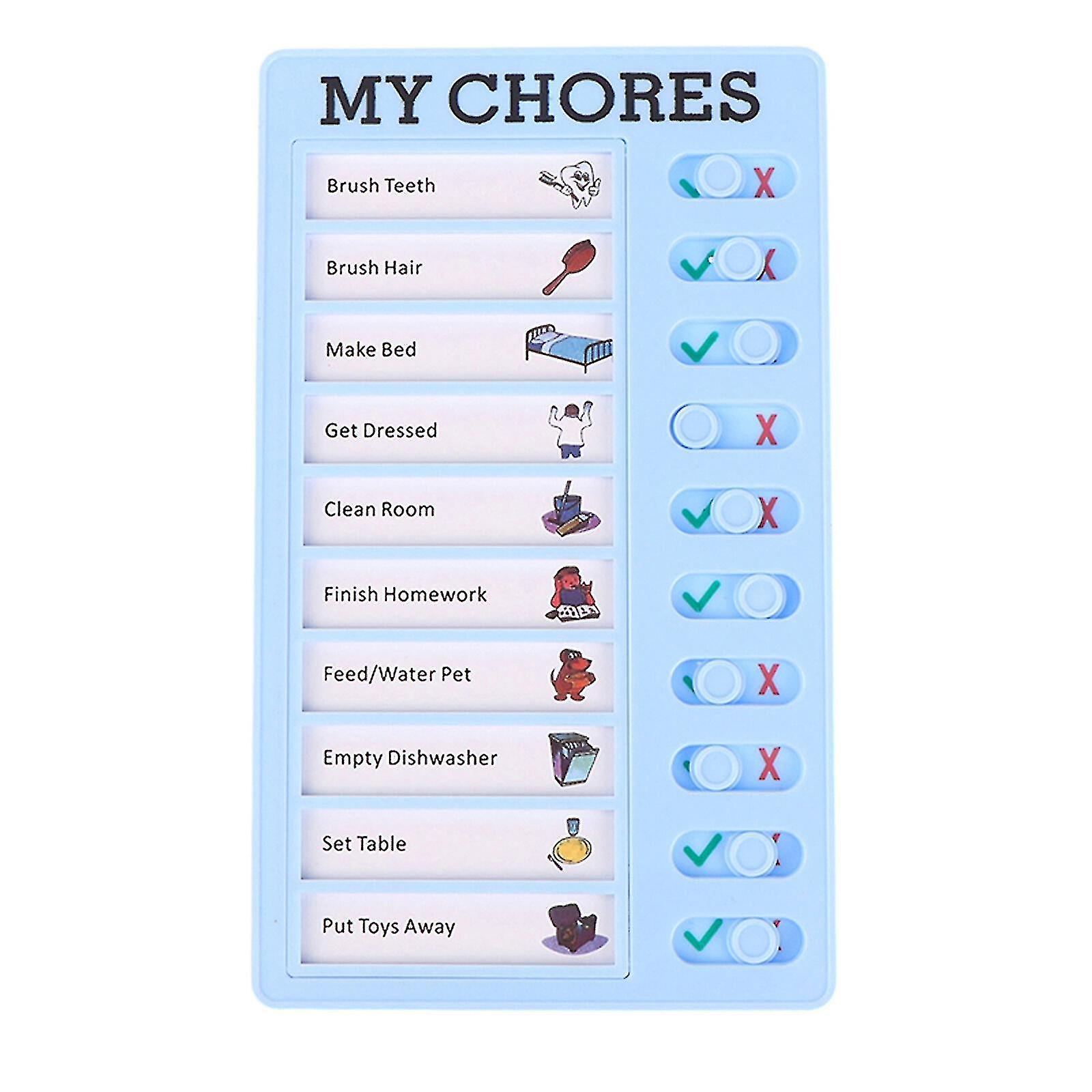 Portable Chore Chart Memo Boards - 4.7x7.9 Inch Detachable Message Board Rv Checklist Daily Affairs For Home Travel Planning Reminder Tool
