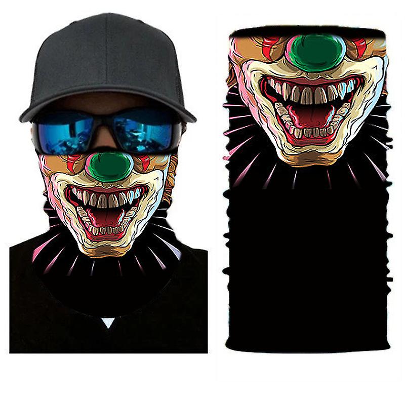 Halloween Skull Face Mask - Windproof Anti-uv And Multifunctional Headscarf For Hiking And Fishing