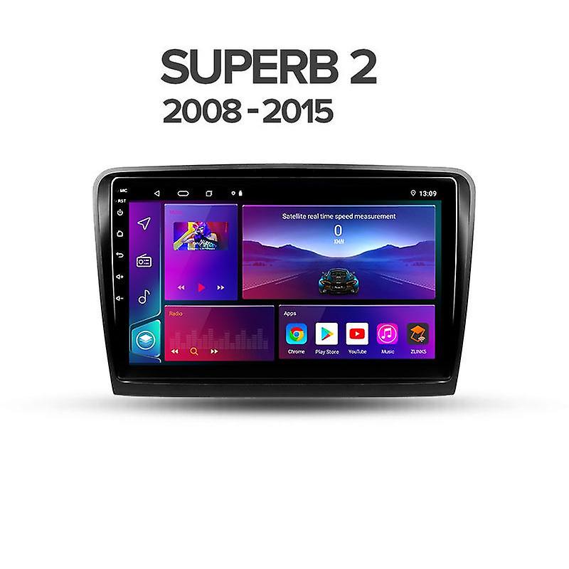 For Skoda Superb 2 B6 2008 - 2015 Car Radio Multimedia Video Player Navigation GPS Android 2 din dvd