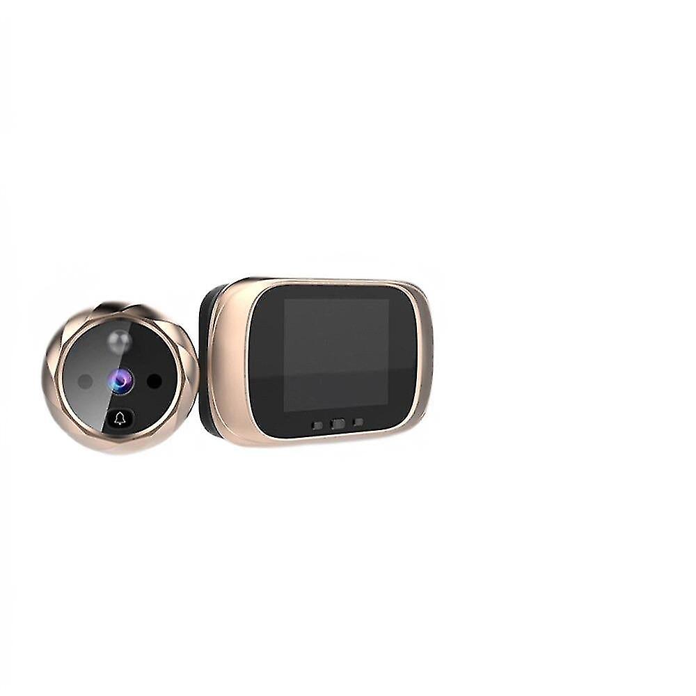 2Pcs Hd Smart Wireless Peephole Doorbell