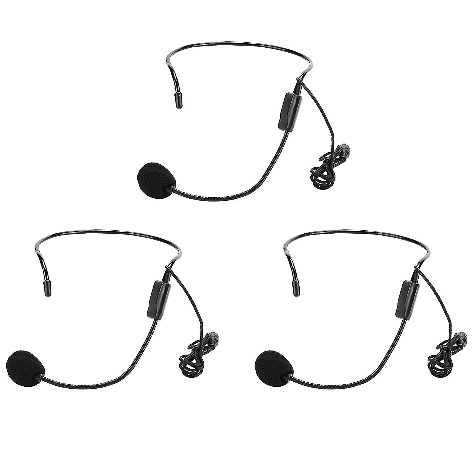 3 Pack Wired Condenser Microphone with 3.5mm Screw Plug for Headset, Buying Guide