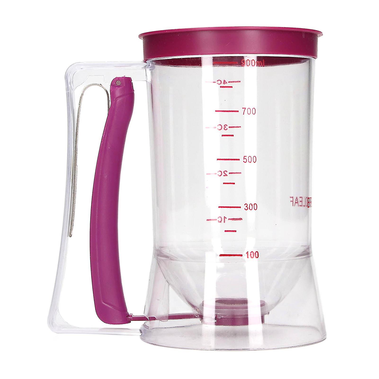 900ml ABS Batter Dispenser with Cream Separator, Baking Tool for Pancakes Cupcakes Cakes Waffles, Easy Pour Design