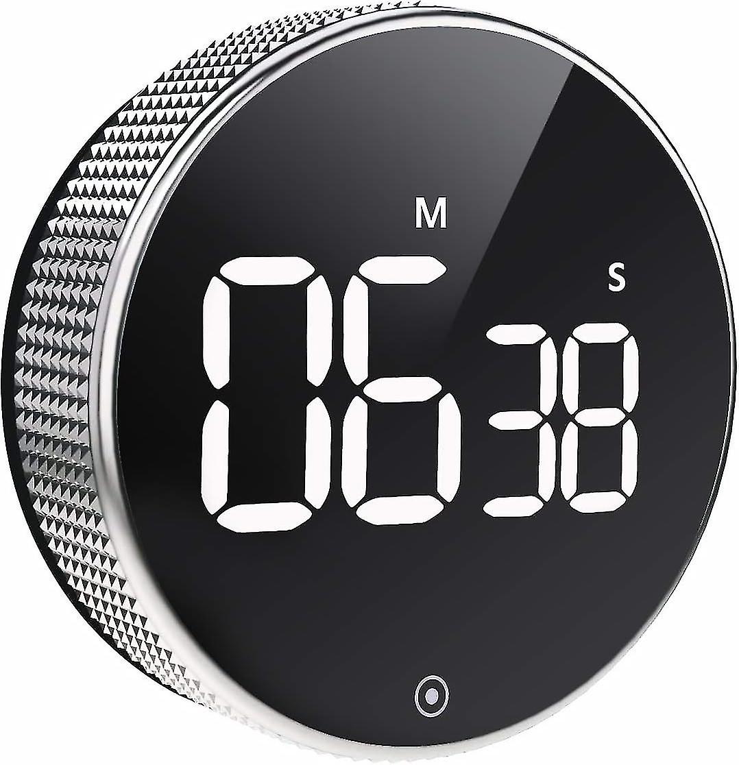 Magnetisk Led Mute Timer Kitchen Timer Led Digital Timer Självdisciplin Rotation Timer