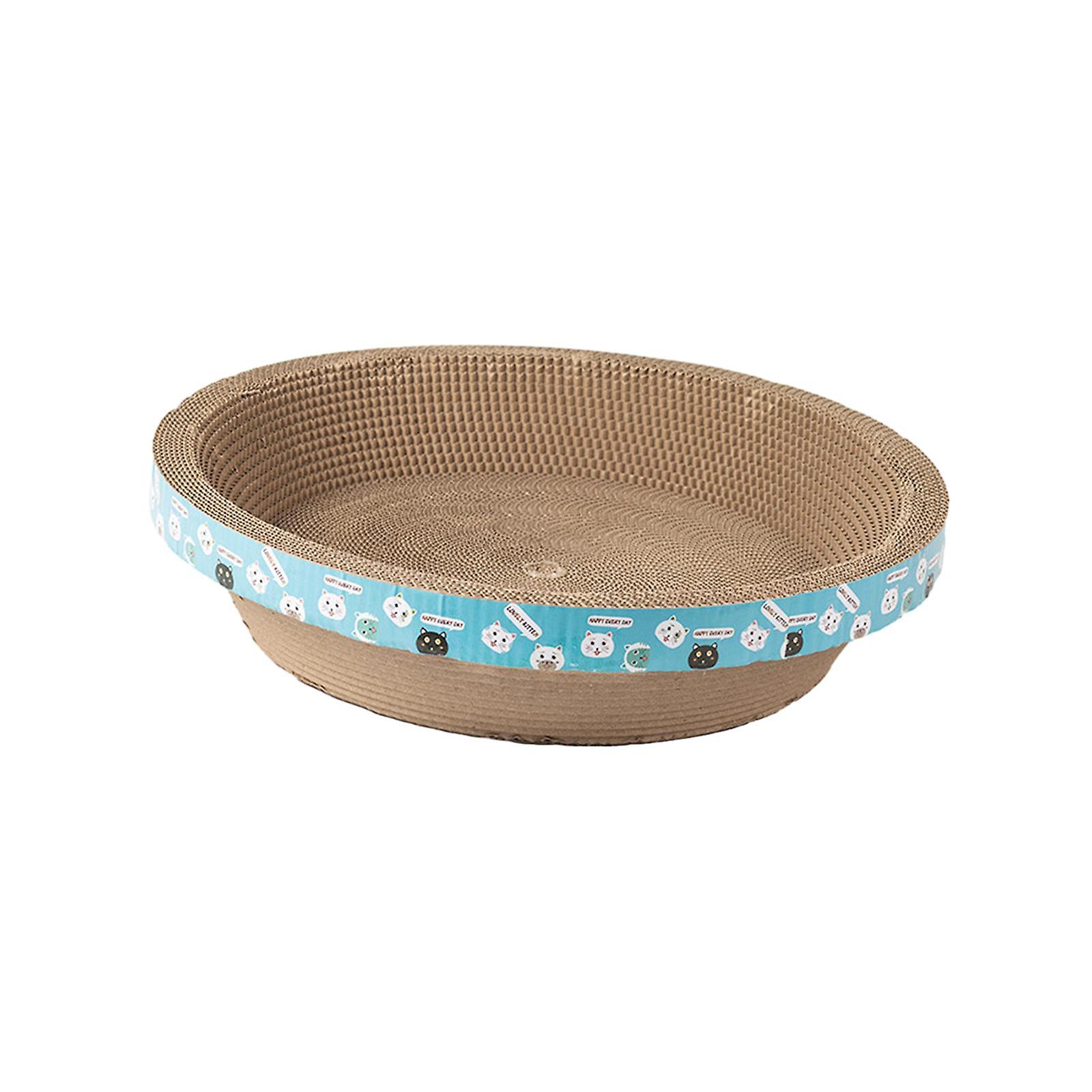 Cat Scratcher Cardboard Sisal Lounge Bed Sleeping Sisal Cat Scratch Pad Bowl M