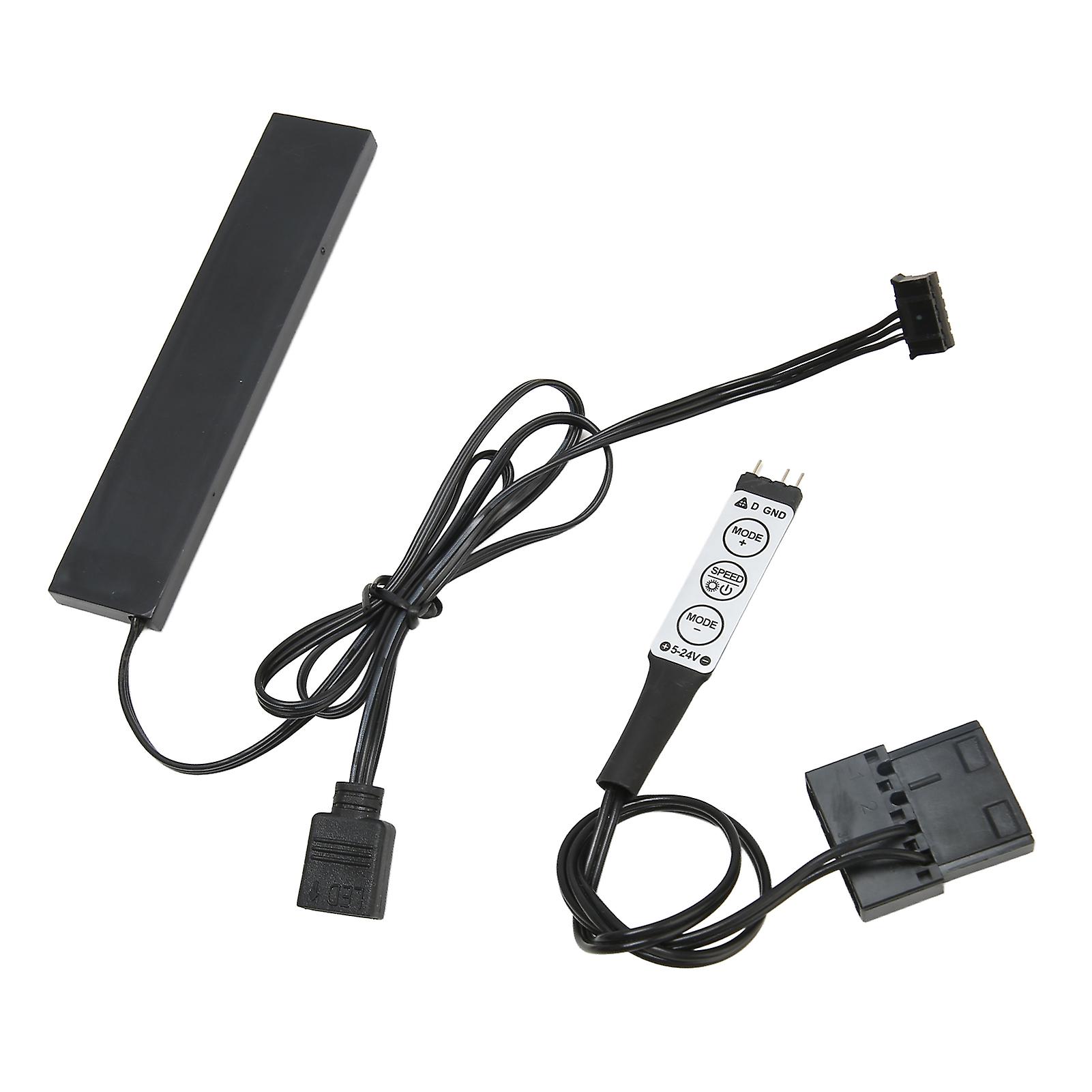 RGB Light Effect Motherboard 3pin 6pin 50cm Cable Controller