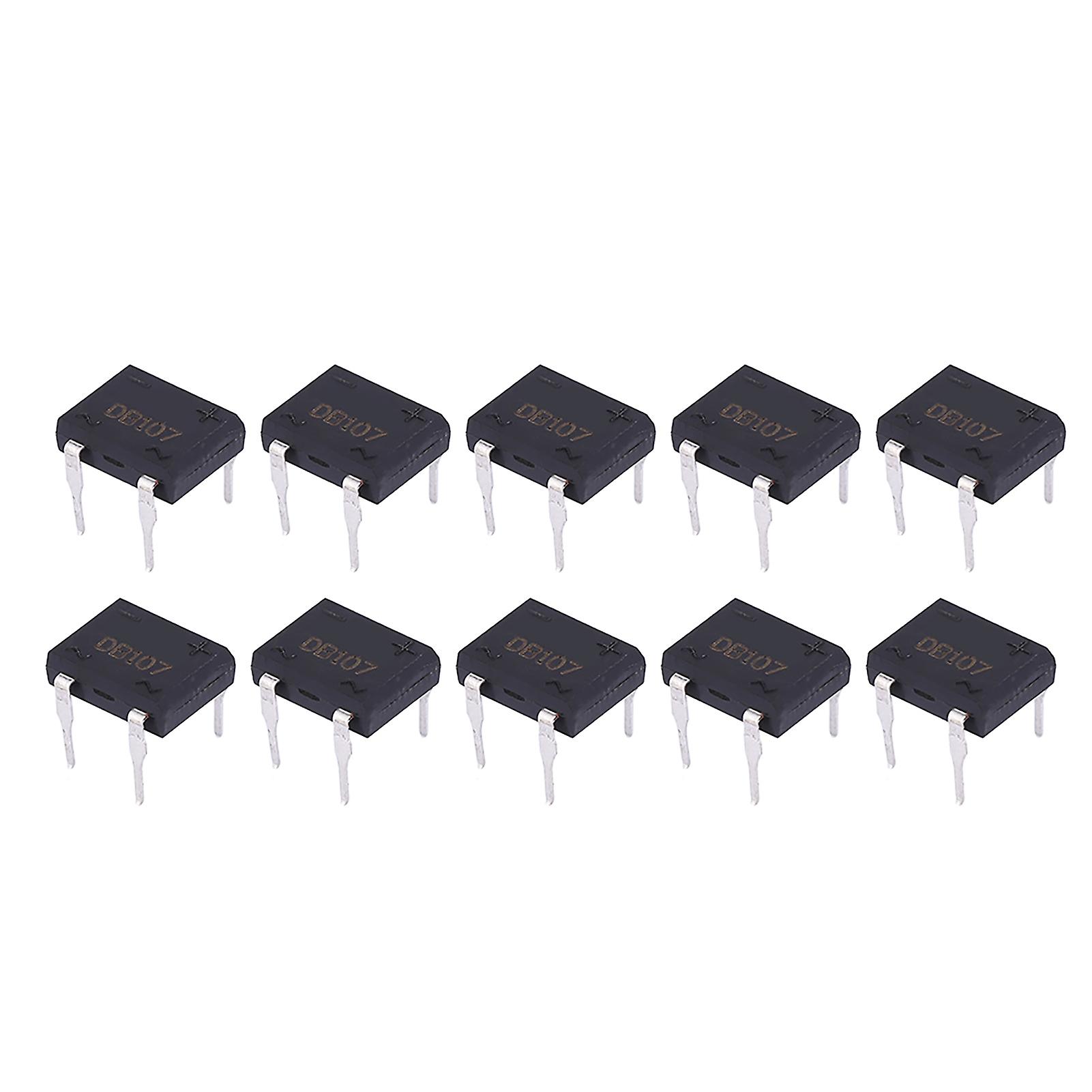 Pont redresseur DB107 pour appareils électroménagers, circuit électronique industriel 1 A 1 000 V (10 pièces)