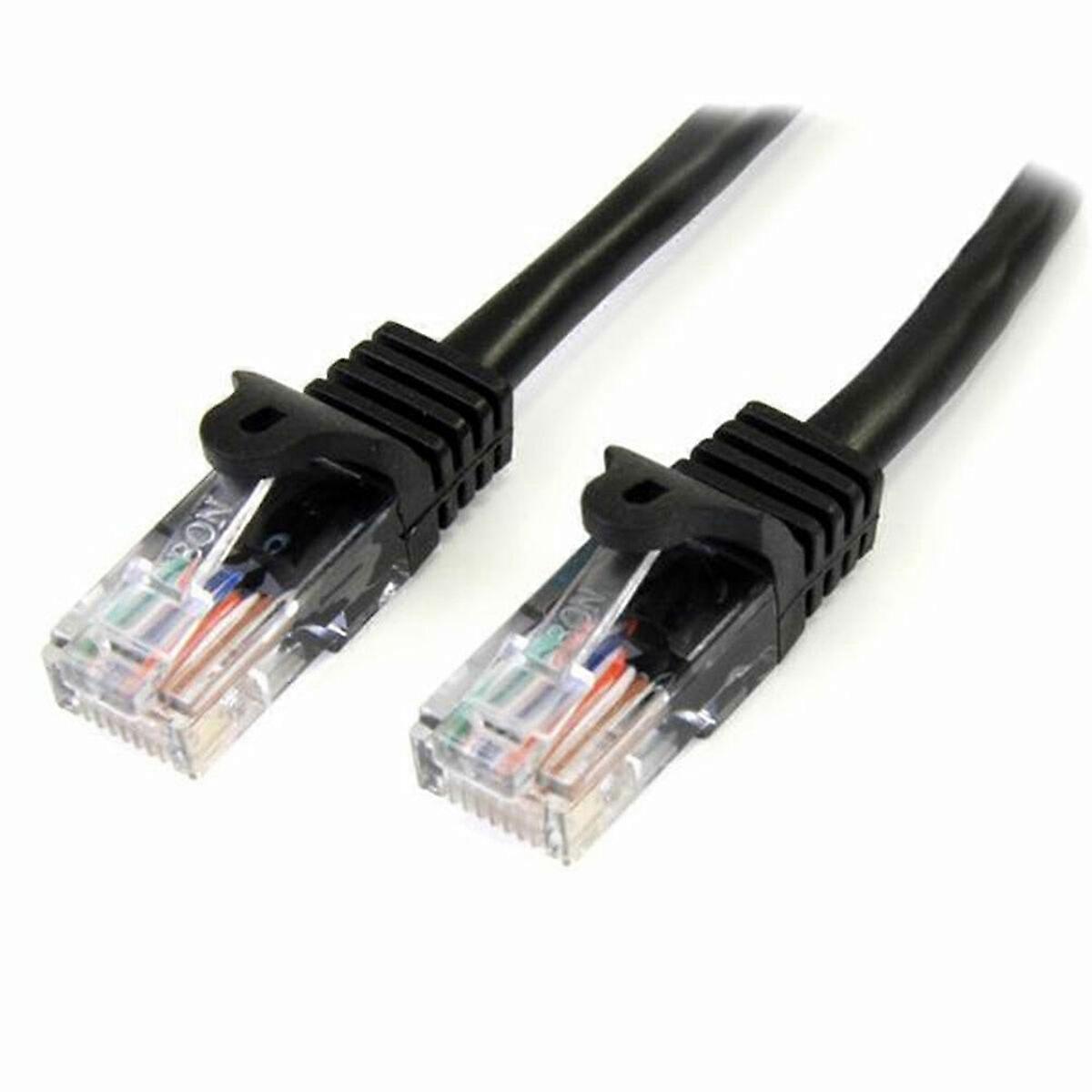 UTP Category 6 Rigid Network Cable Startech 45PAT1MBK  1 m