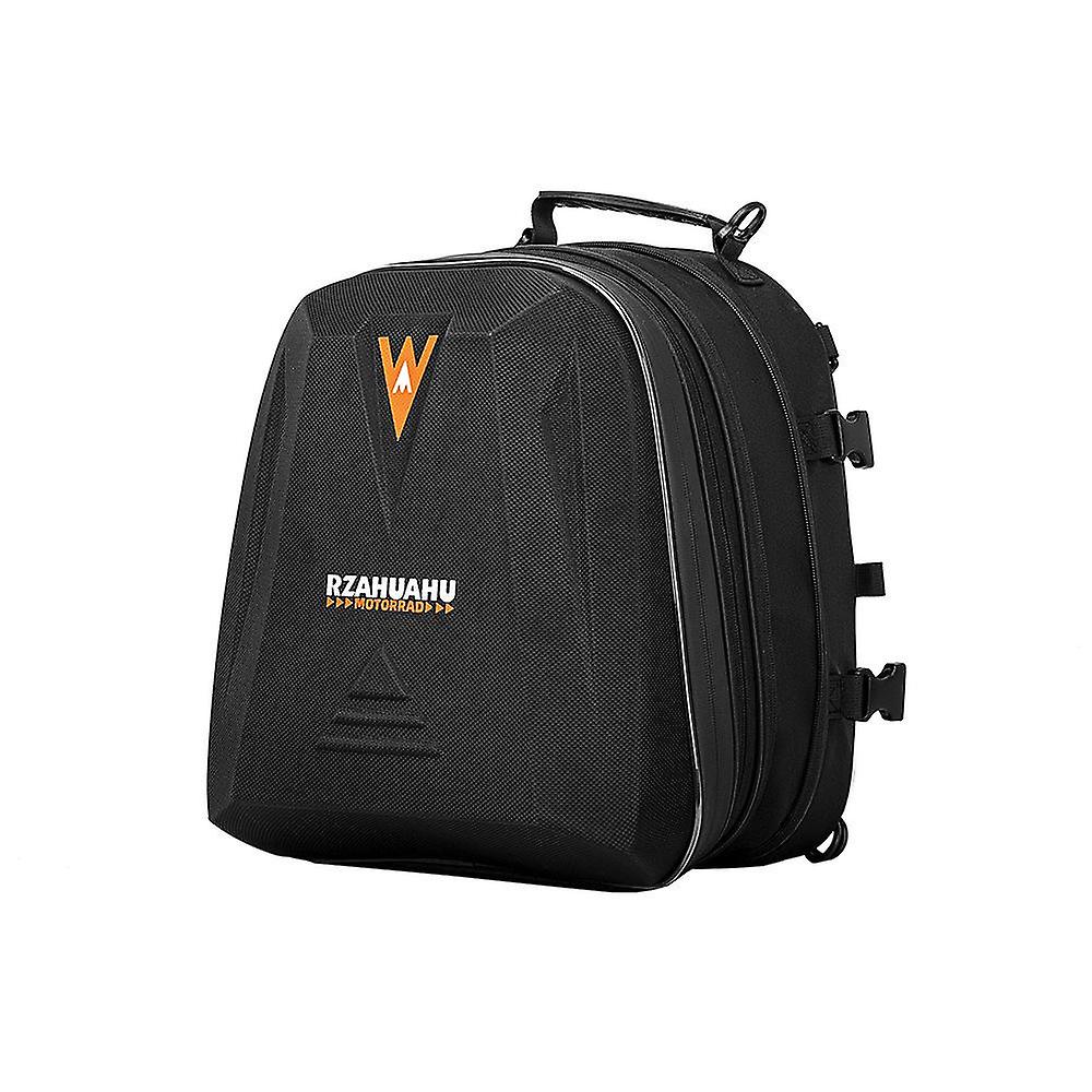 Motorcycle Tail Bag Large Capacity Waterproof Adjustable 20L-28L Full Helmet Bag Motorcycle Backpack