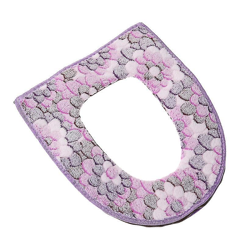 1pcs Flannel Toilet Lid Cover