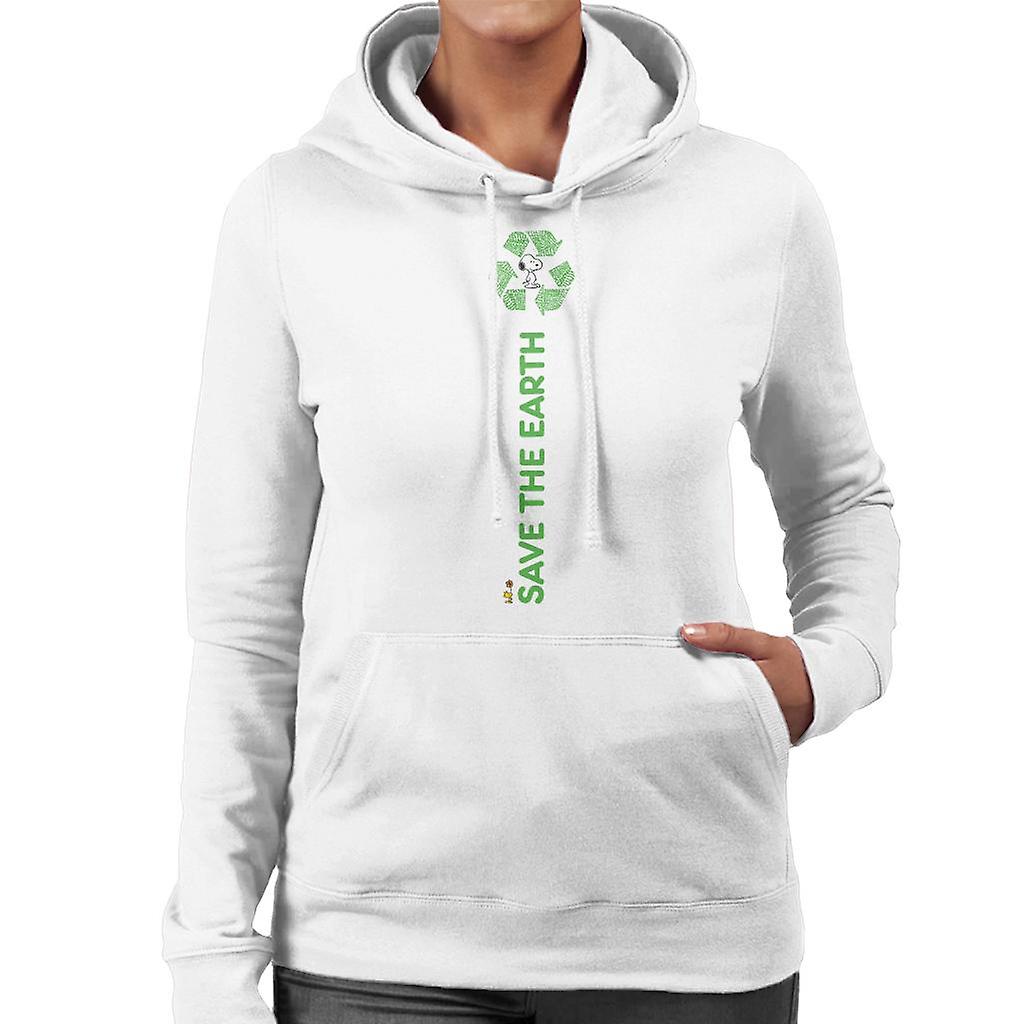 Peanuts Snoopy Save The Earth Women's Hooded Sweatshirt