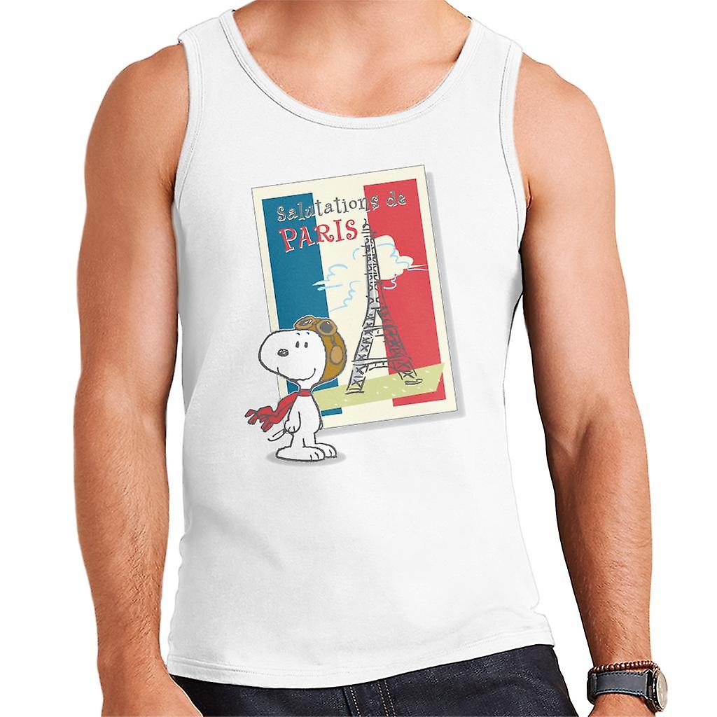 Peanuts Snoopy In Paris Men's Vest