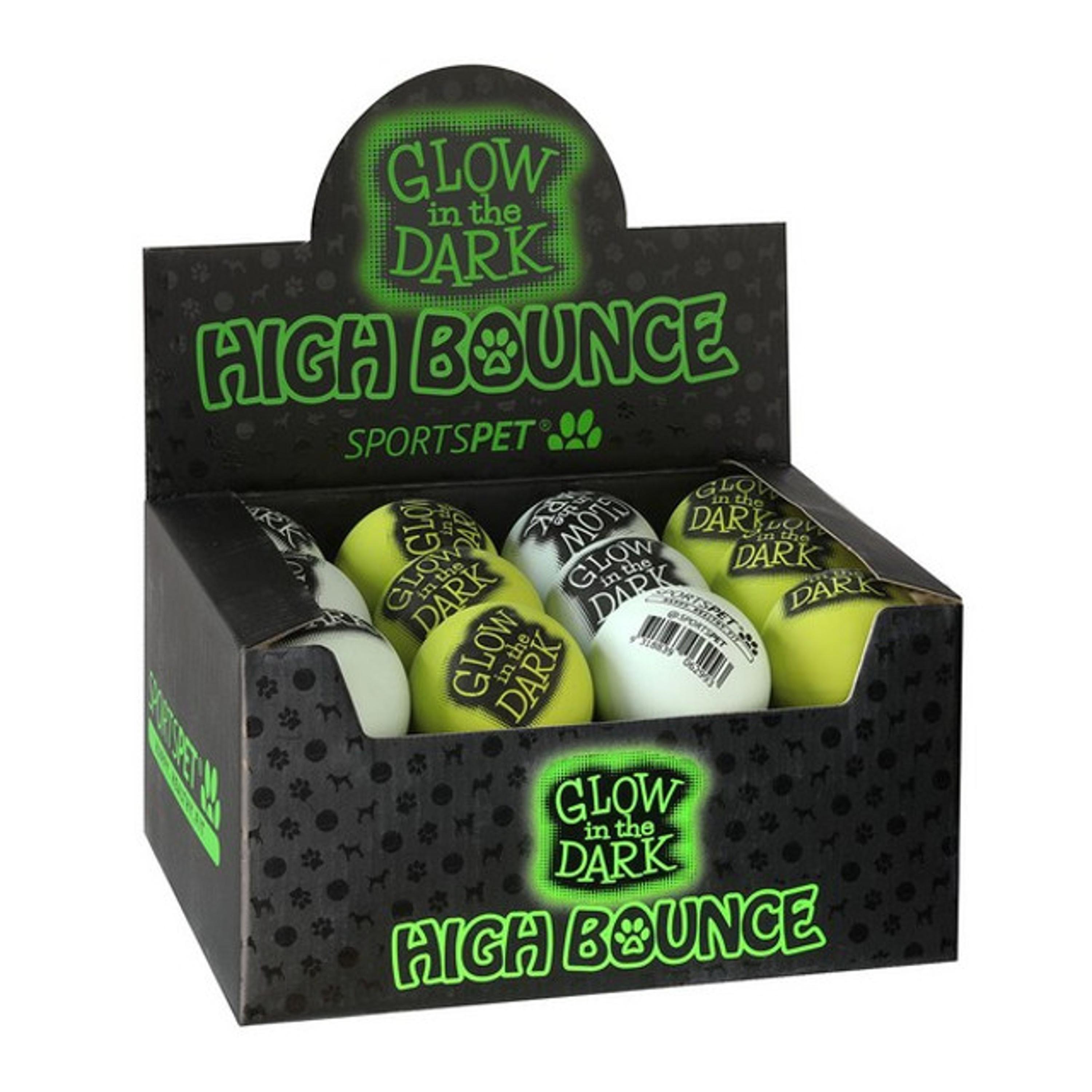 Sportspet Glow in the Dark Ball 狗玩具箱 24 件装
