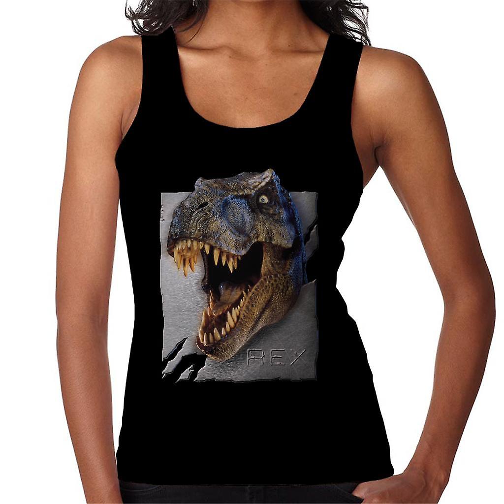 Jurassic Park Rex Character Head Women's Vest
