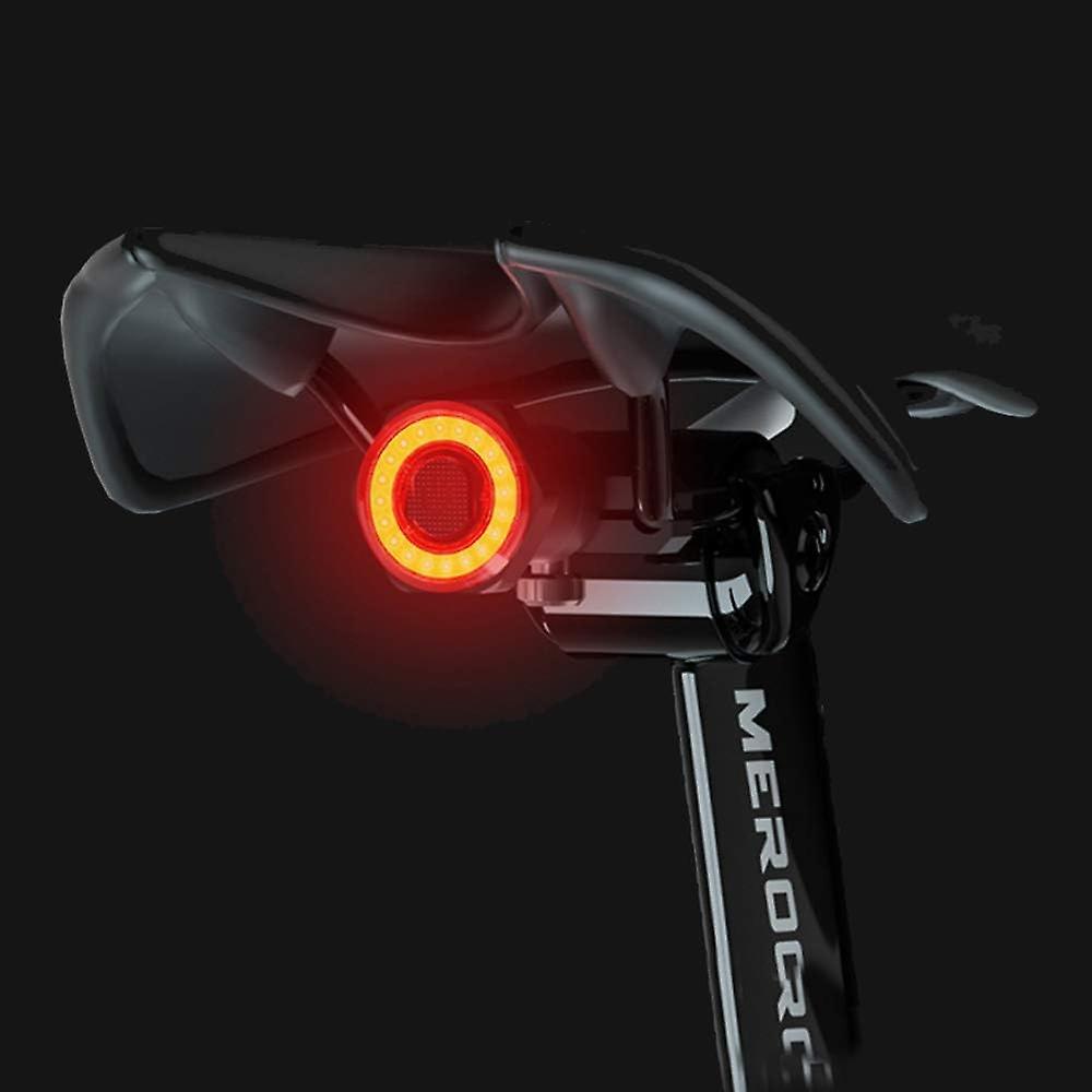 Bicycle Rear Light Waterproof LED Tail Light USB Rechargeable 7 Modes LED Rear Light for Road Bikes MTB Backpacks
