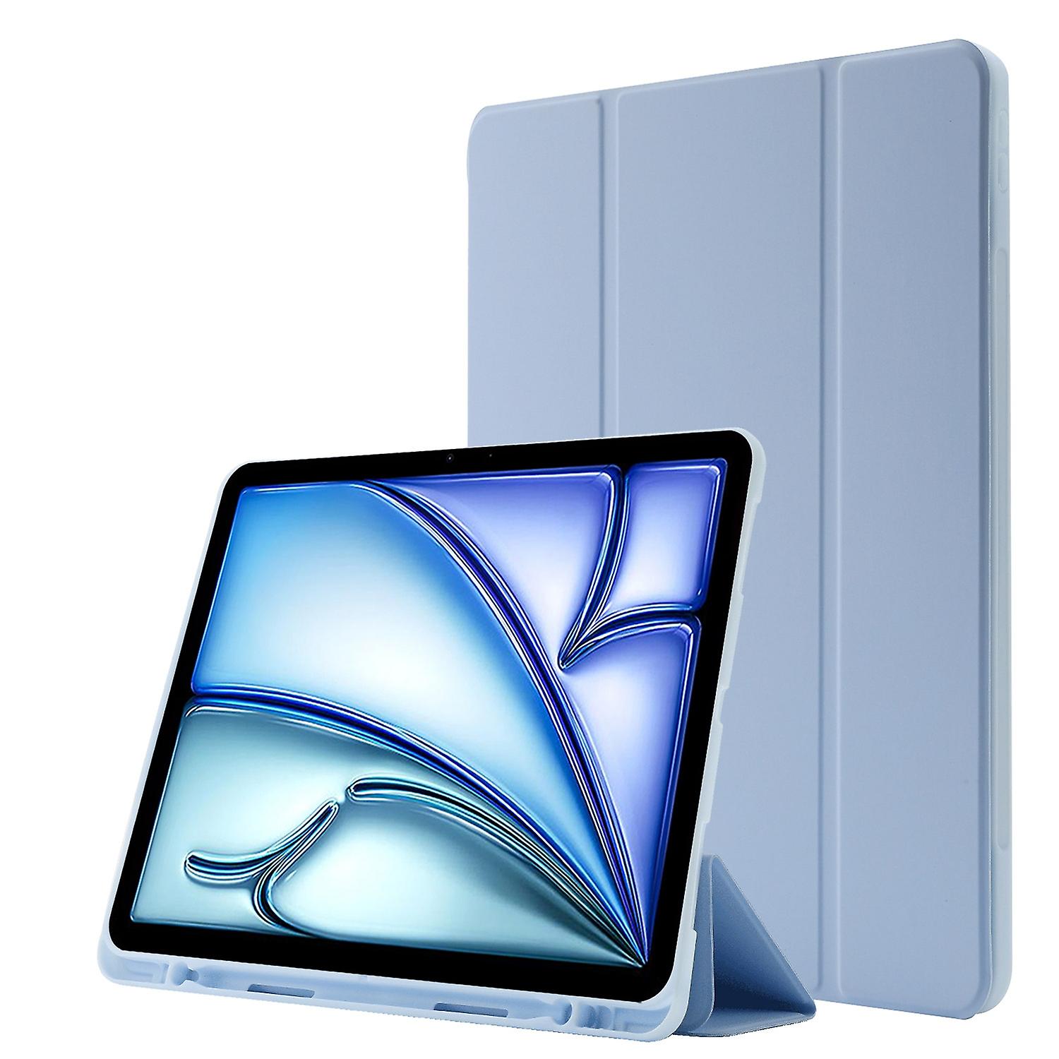 Tri-fold Leather Tablet Case For iPad Air 11 2024