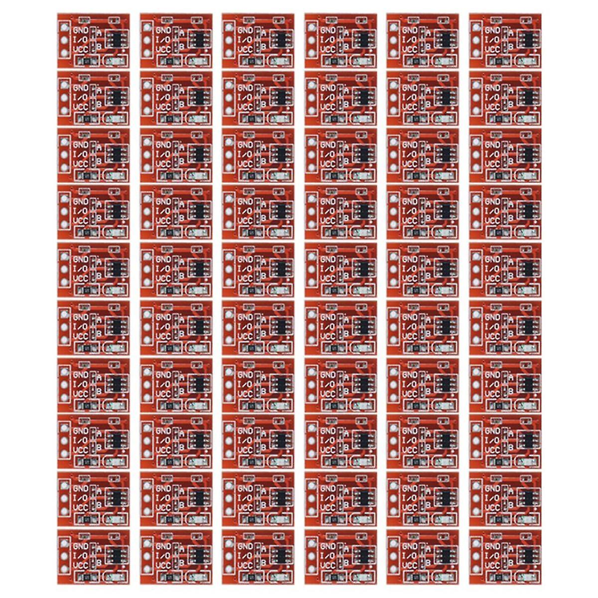 60Pcs TTP223 Touch Sensor Touch Button Module Self -Lock -to -Point Capacitance Switch Unilateral T