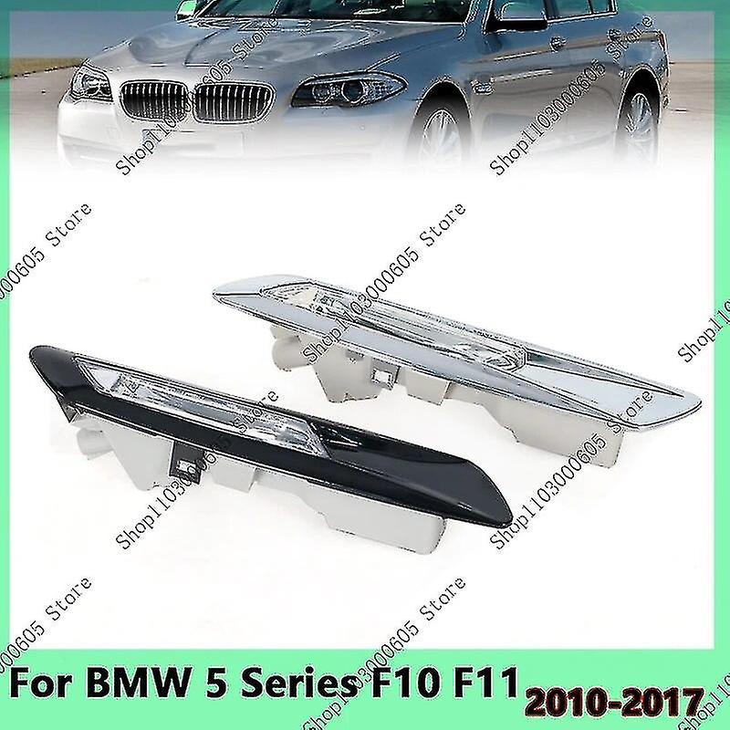 Good quality Car Accessories For Bmw 5 Series F10 F11 2010-2017 Turn Signal Lamp Wide Light Side Marker Light Fender Light Bright Black