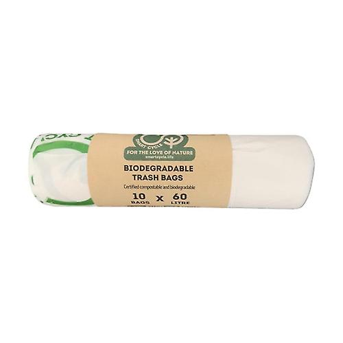 Compostable biodegradable garbage bag 60L Roll 10 bags of 60L