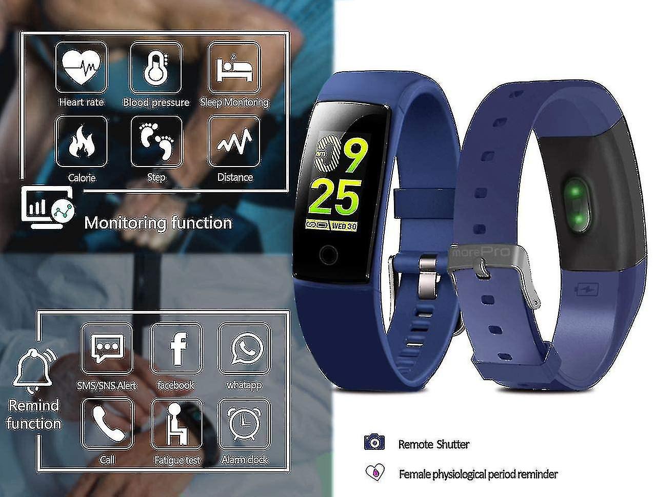 Fitness Armband Uhr Mit Blutdruck Und Pulsmesser Test Fitness