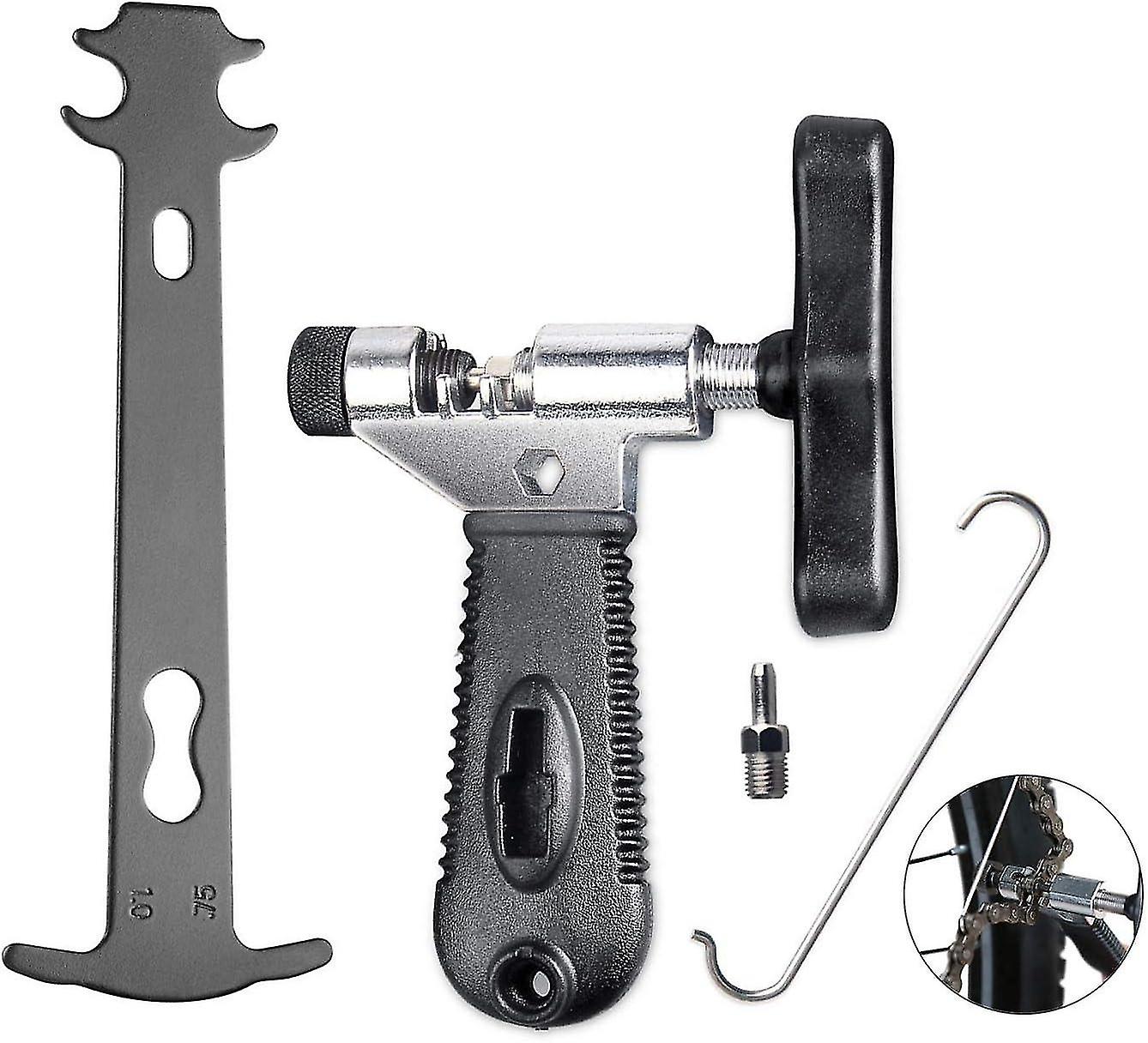pcs Chain Breaker Tool, Universal for 7 8 9 10 Speed Chain Link Removal with Stainless Steel Backup