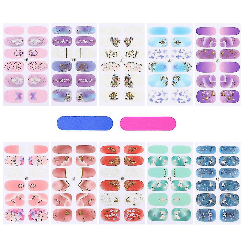 1set Film Nail Sticker