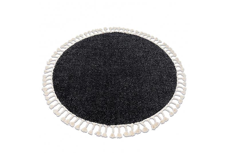 Carpet BERBER 9000 circle grey Fringe Berber Moroccan shaggy