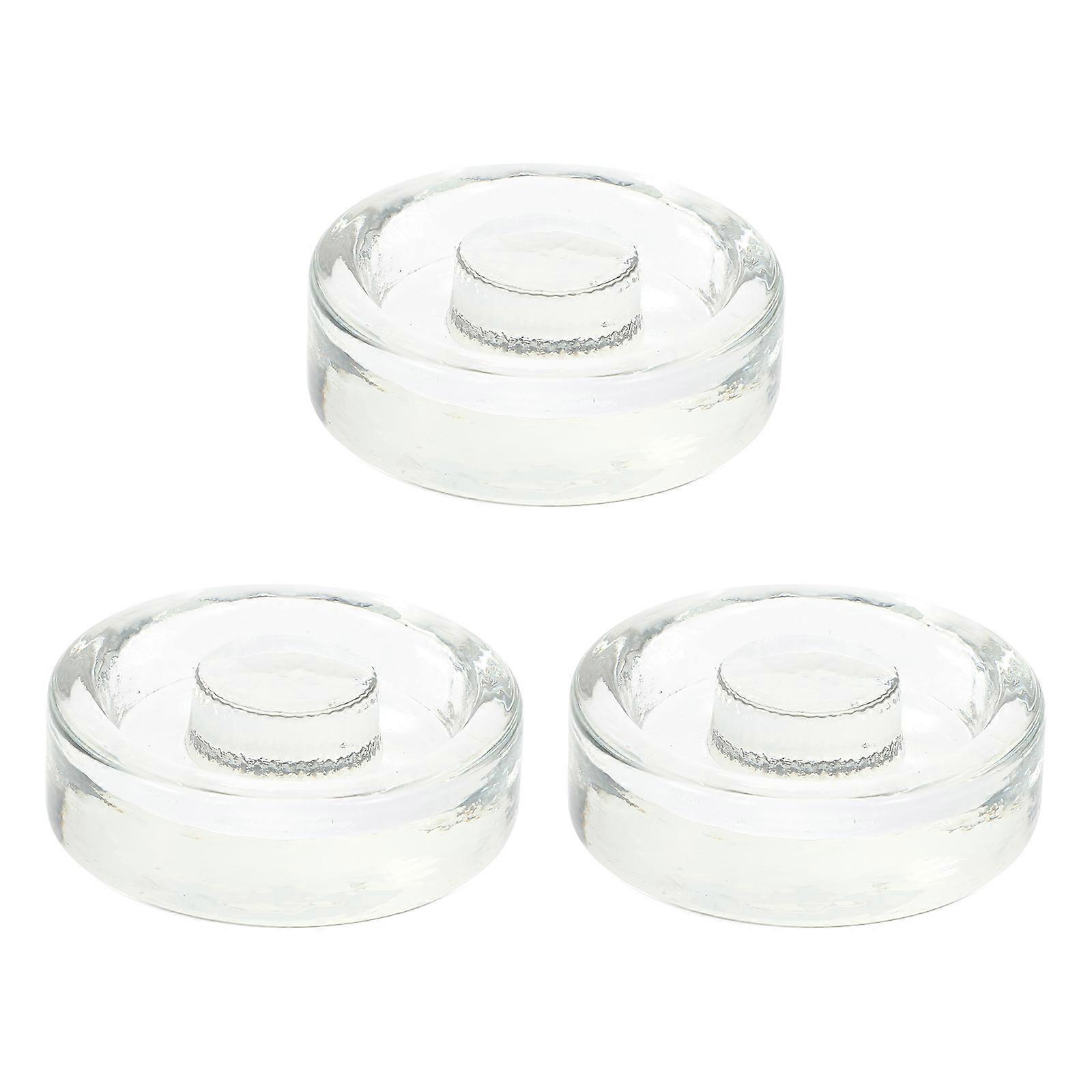 3Pcs Fermentation Glass Weights Wide Mouth Jars Pickle Bottles Sealing Lids Jars Fermenting Lids