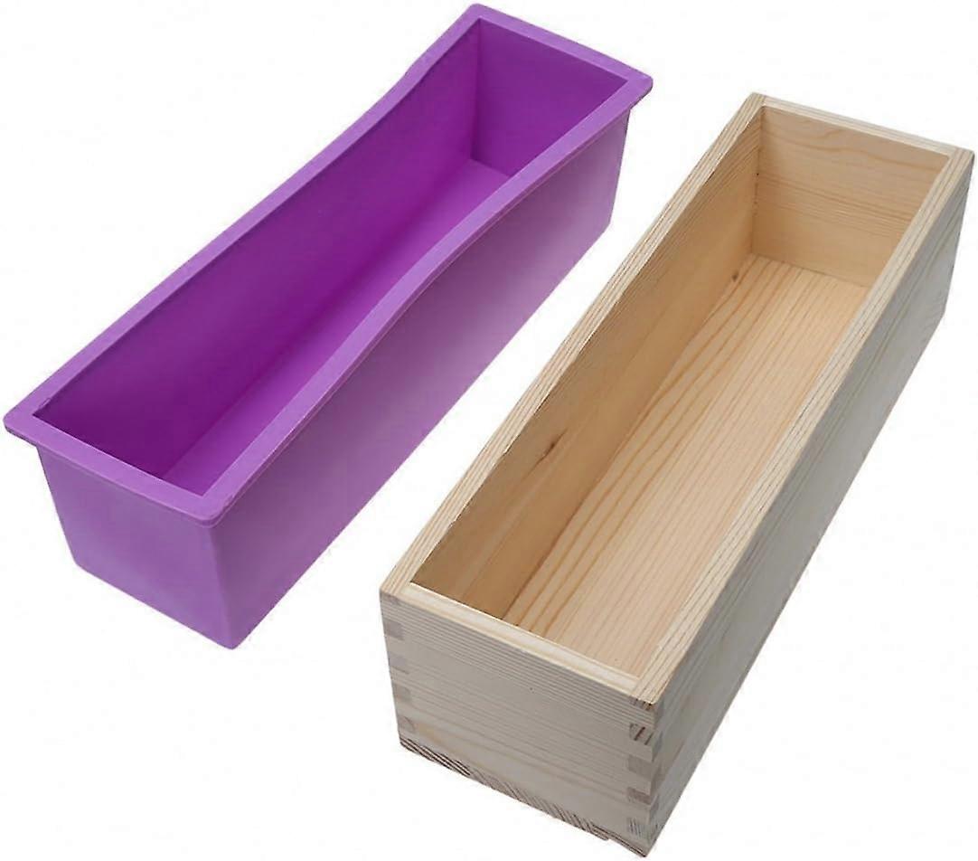 Soap-making mould Flexible rectangular silicone mould 900 g