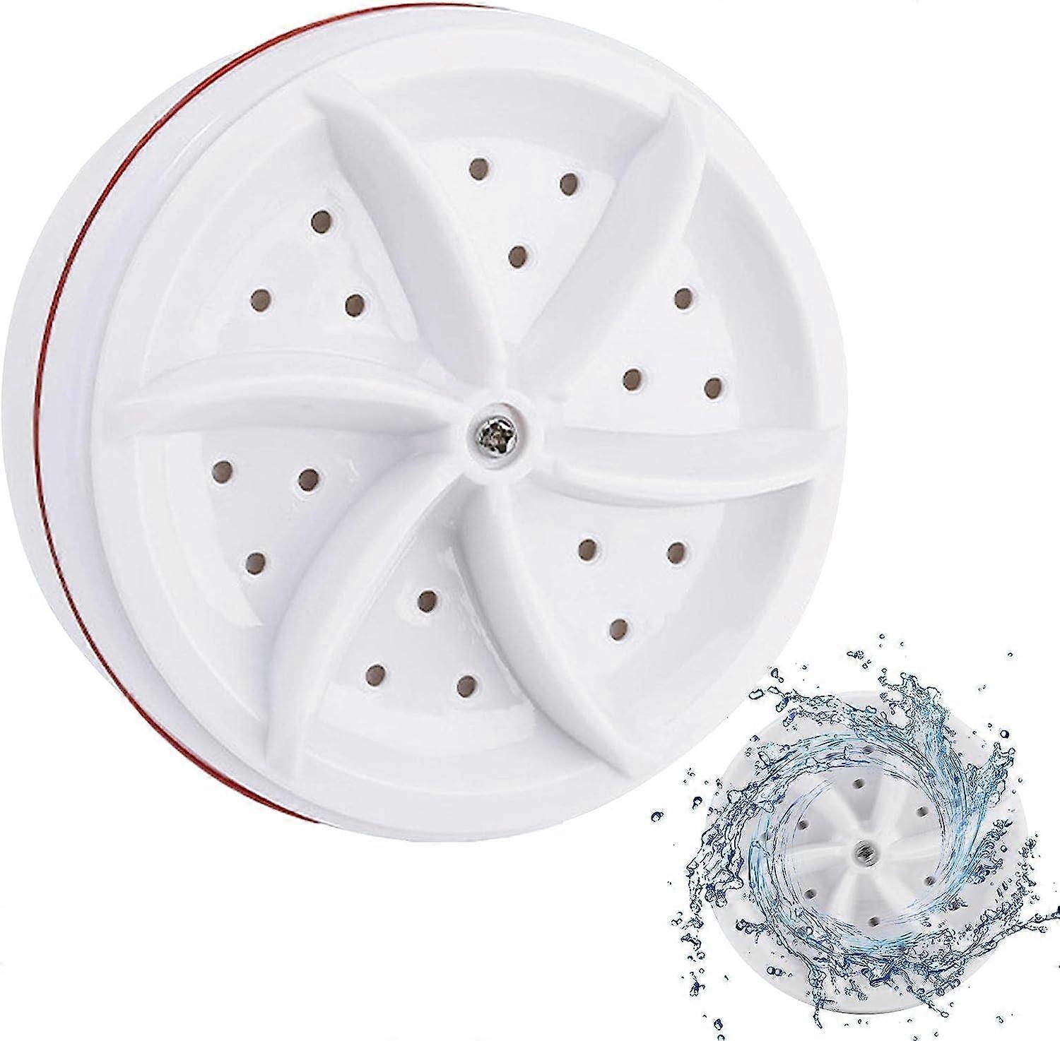 Portable Mini Turbine Ultrasonic Washing Machine with USB Power for Tee Remover, Travel Clothes Washer Underwear VR, Apartments and Dorms, a
