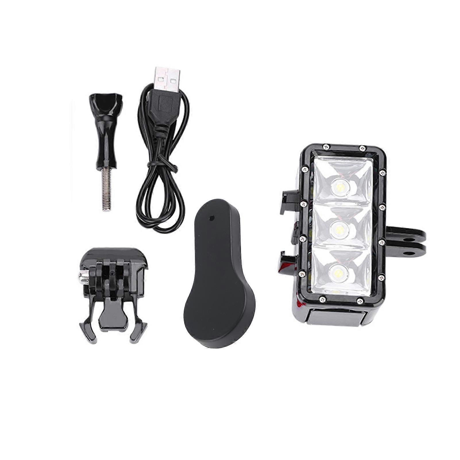 30m/98.4ft Mini Underwater Waterproof Diving LED Video Light Fill Lamp for Hero for SJCam NO.0001