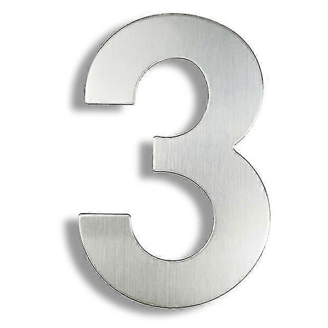 Casa de aço inoxidável número 6 polegadas 15cm de altura