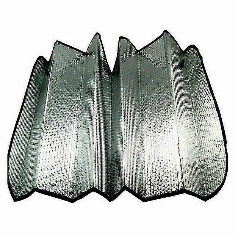 Car Sunshade Windshield Sun Shade, Titanium Silver Cloth Foldable Windshield Sun Shade Umbrella