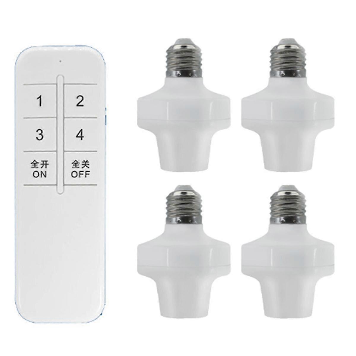 E27 Ασύρματο τηλεχειριστήριο Light Lamp Holder Smart Bulb Adapter LED Lamp Holdere έξυπνη συσκευή για λαμπτήρα LED