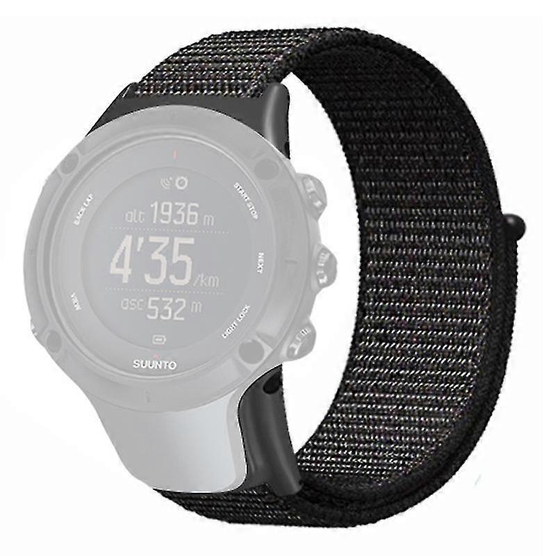 For Sunnto Ambit3/Ambit3 Peak Watch Band Nylon Sport Loop Watch Strap - Seashell White