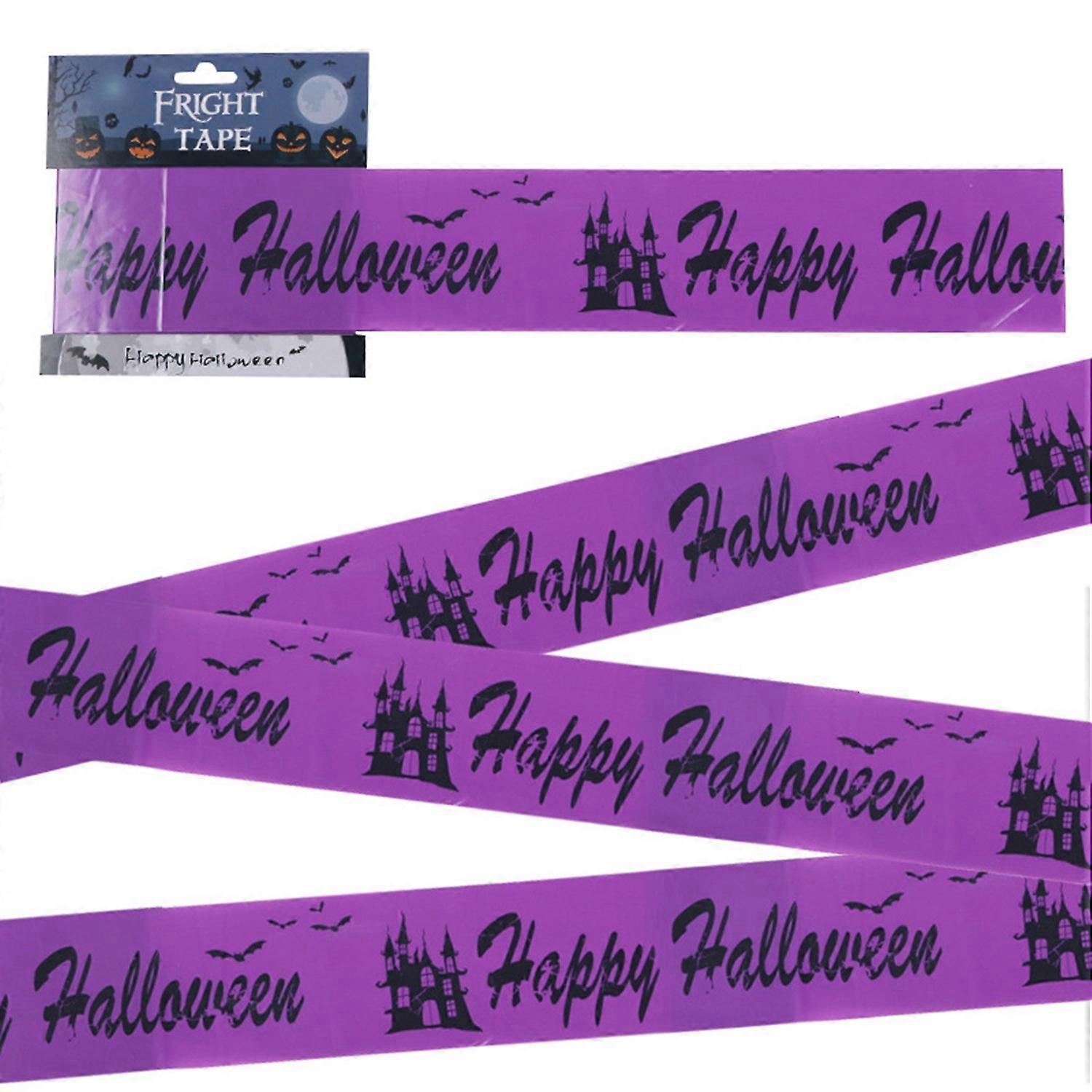 600/900CM Halloween Warning Tape Skull Ghost Haunted Keep Out Print Reusable Long Holiday Decoration